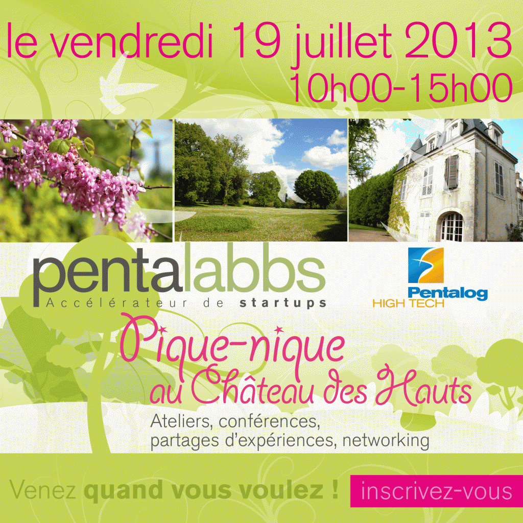 Start-ups du numérique : Pentalabbs vous invite à un pique-nique au Château des Hauts le 19 juillet